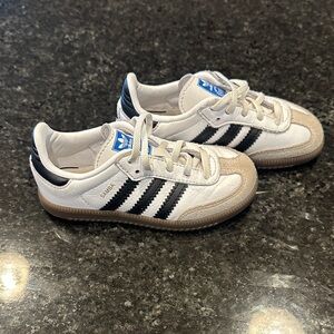 Adidas Kids Samba White Black Sneakers